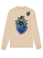 The Elder Statesman - Shroom Garden Cashmere Sweater - Womens - Beige Multi