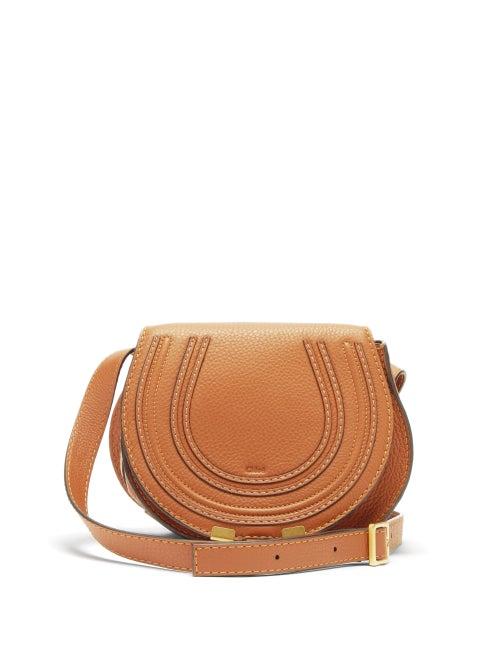 Matchesfashion.com Chlo - Marcie Mini Leather Cross-body Bag - Womens - Tan