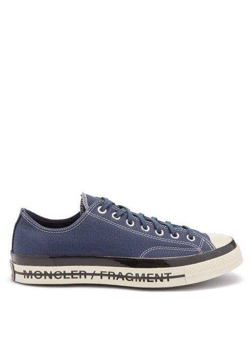 Moncler X Fragment X Converse - Fraylor Iii Canvas Trainers - Mens - Navy