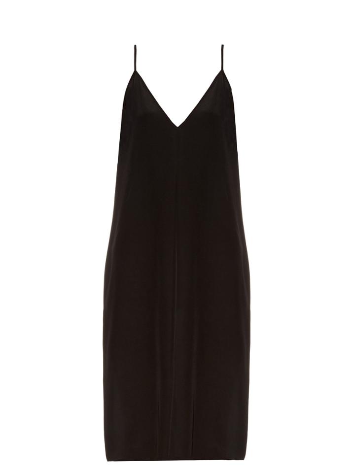 Raey V-neck Silk Slip Dress