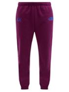 The North Face Xx Kaws - X Kaws Cotton-blend Jersey Track Pants - Mens - Purple