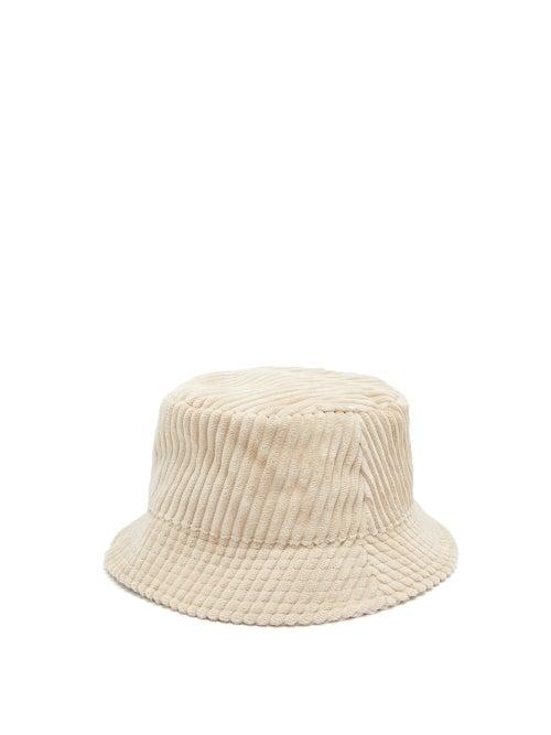 Matchesfashion.com Isabel Marant - Haley Corduroy Bucket Hat - Womens - Beige