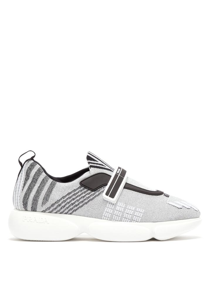 Prada Cloudbust Lurex Trainers