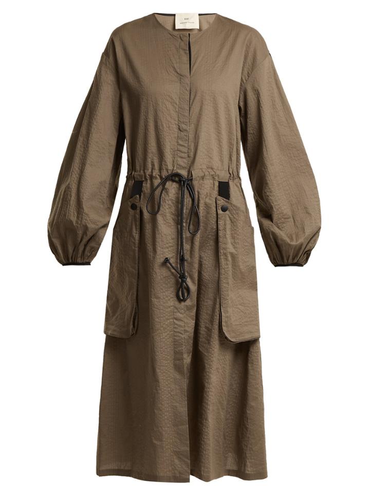 By. Bonnie Young Balloon-sleeved Cotton Dress