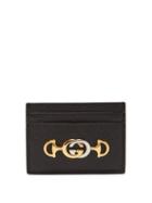 Matchesfashion.com Gucci - Zumi Leather Cardholder - Womens - Black