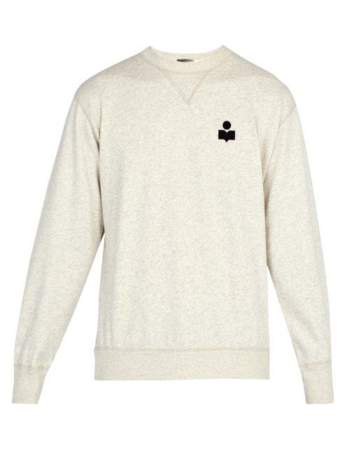 Matchesfashion.com Isabel Marant - Mike Crew Neck Sweatshirt - Mens - Beige