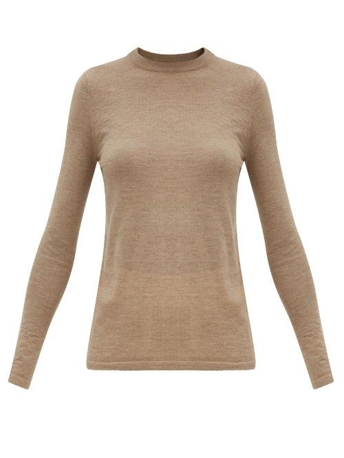 Matchesfashion.com Co - Round-neck Cashmere Sweater - Womens - Beige
