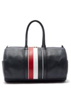 Matchesfashion.com Thom Browne - Pebbled Leather Holdall - Mens - Navy Multi