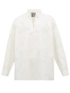 Matchesfashion.com Jacquemus - Rosemary Print Cotton Poplin Shirt - Mens - White
