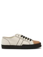 Matchesfashion.com Primury - Divid Recycled Cotton-canvas Trainers - Mens - White Multi