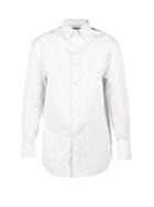 Matchesfashion.com Balenciaga - Logo Shoulder Cotton Shirt - Mens - White