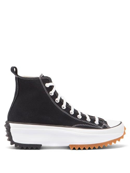 Matchesfashion.com Converse - Run Star Hike Canvas High-top Platform Trainers - Mens - Black