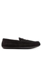 Matchesfashion.com Grenson - Sly Suede Penny Slippers - Mens - Black
