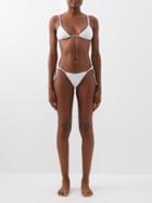 Borgo De Nor - X Talia Collins Cotton-crochet Bikini - Womens - White