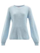 Altuzarra - Brenner Rib-knitted Cashmere Sweater - Womens - Light Blue