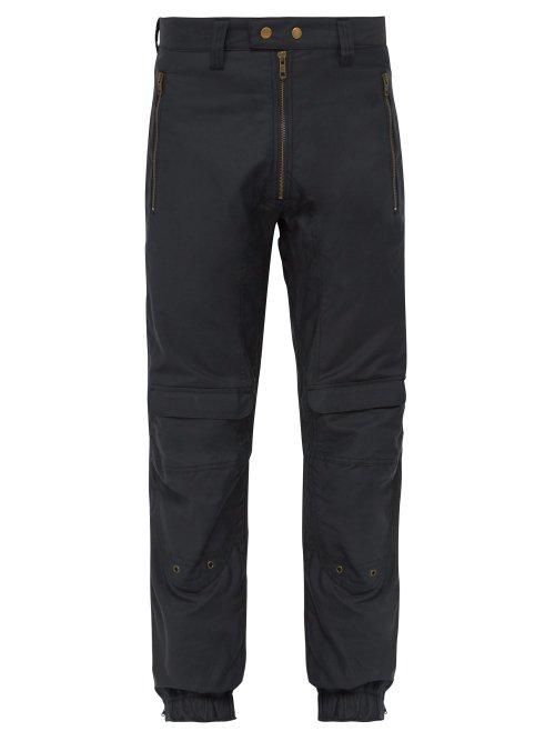 Matchesfashion.com Gmbh - Yolanda Cotton Blend Trousers - Mens - Navy