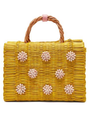 Heimat Atlantica Celeste Seashell-embellished Basket Bag