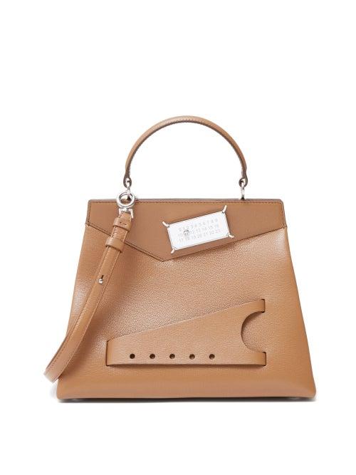 Matchesfashion.com Maison Margiela - Snatched Leather Bag - Womens - Camel