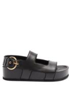 Matchesfashion.com Neous - Cher Leather Platform Sandals - Womens - Black