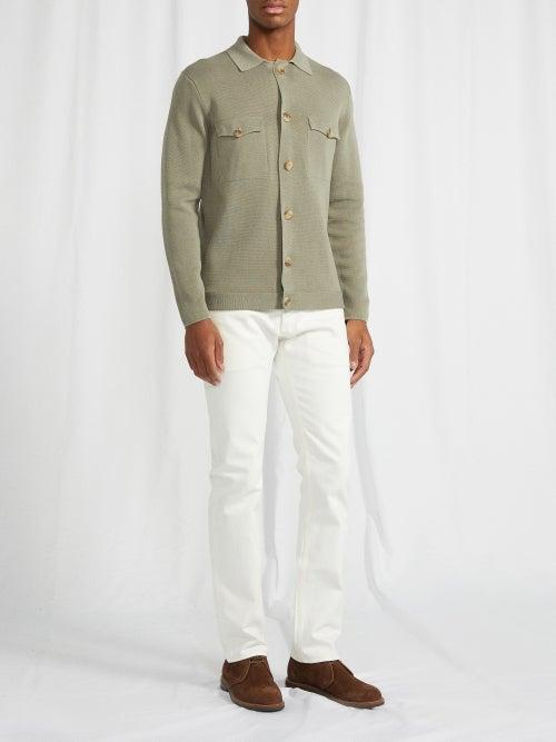 Thom Sweeney - Flap-pocket Shirt - Mens - Light Green