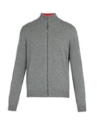 Matchesfashion.com Paul Smith - Zip Through Cashmere Sweater - Mens - Grey