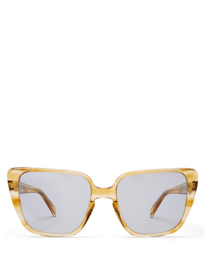 Céline Eyewear Square Cat-eye Acetate Sunglasses