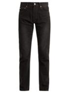 Matchesfashion.com Balenciaga - Twisted Seam Straight Leg Jeans - Womens - Black