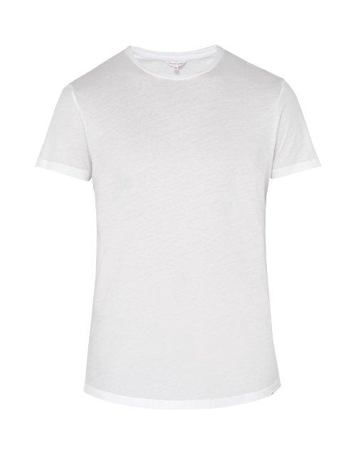 Matchesfashion.com Orlebar Brown - Ob T Cotton Jersey T Shirt - Mens - White