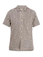 Oliver Spencer Ebley Short-sleeved Checked Cotton Shirt