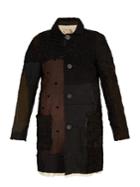 By Walid Malcolm Patchwork Silk Coat
