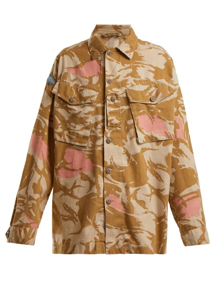 Myar Oversized Camouflage-print Jacket