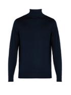 Sunspel Roll-neck Merino Wool Sweater