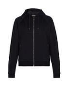 Matchesfashion.com Bottega Veneta - Intrecciato Leather Trimmed Hooded Sweatshirt - Mens - Navy
