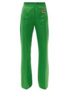 Matchesfashion.com Gucci - Gg-patch Jersey Track Pants - Womens - Green