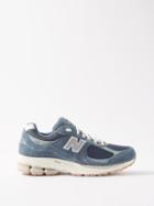 New Balance - 2002r Mesh And Suede Trainers - Womens - Blue