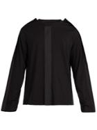 Craig Green Fin-trimmed Long-sleeved Cotton Top