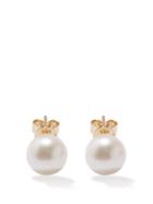 Ladies Fine Jewellery Sophie Bille Brahe - Pearl & 14kt Gold Stud Earrings - Womens - Pearl