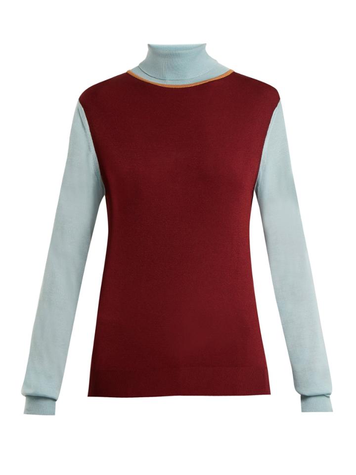 Roksanda Elsta Wool Roll-neck Sweater
