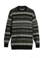 Alexander Wang Cut-out Back Wool And Cashmere-blend Sweater