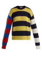 Matchesfashion.com Aries - Striped Knitted Sweater - Womens - Multi