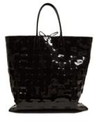 Matchesfashion.com Bottega Veneta - Large Patent Leather Tote Bag - Womens - Black