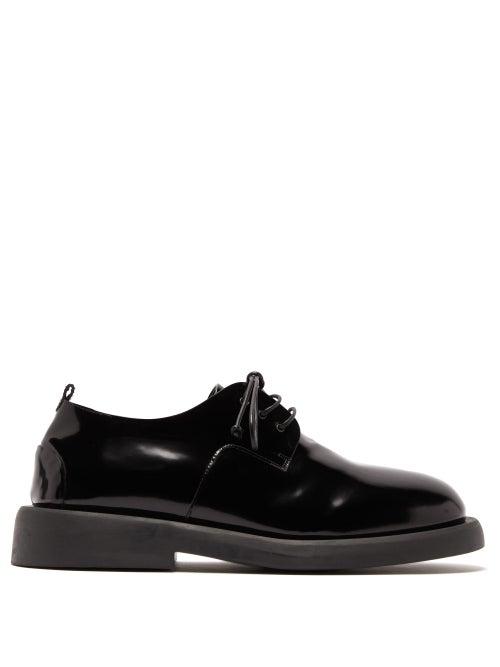 Matchesfashion.com Marsll - Gomello Patent Leather Derby Shoes - Mens - Black