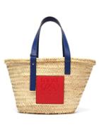 Matchesfashion.com Loewe - Medium Woven Basket Bag - Womens - Cream Multi