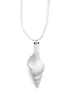 Matchesfashion.com Maison Margiela - Seashell Pendant Necklace - Womens - White