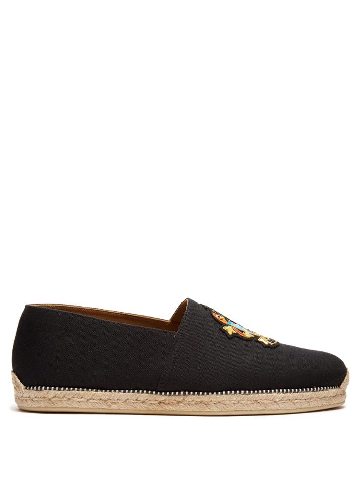 Christian Louboutin Cario Loubi Canvas Espadrilles