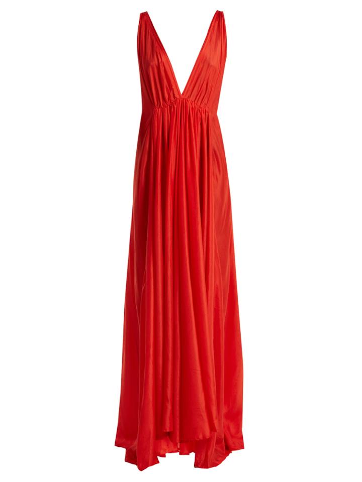 Kalita Clemence Silk-habotai Maxi Dress