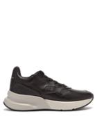 Matchesfashion.com Alexander Mcqueen - Raised Sole Leather Trainers - Mens - Black