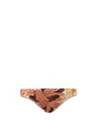 Matchesfashion.com Ephemera - Maui Floral-print Recycled-fibre Bikini Briefs - Womens - Orange Multi