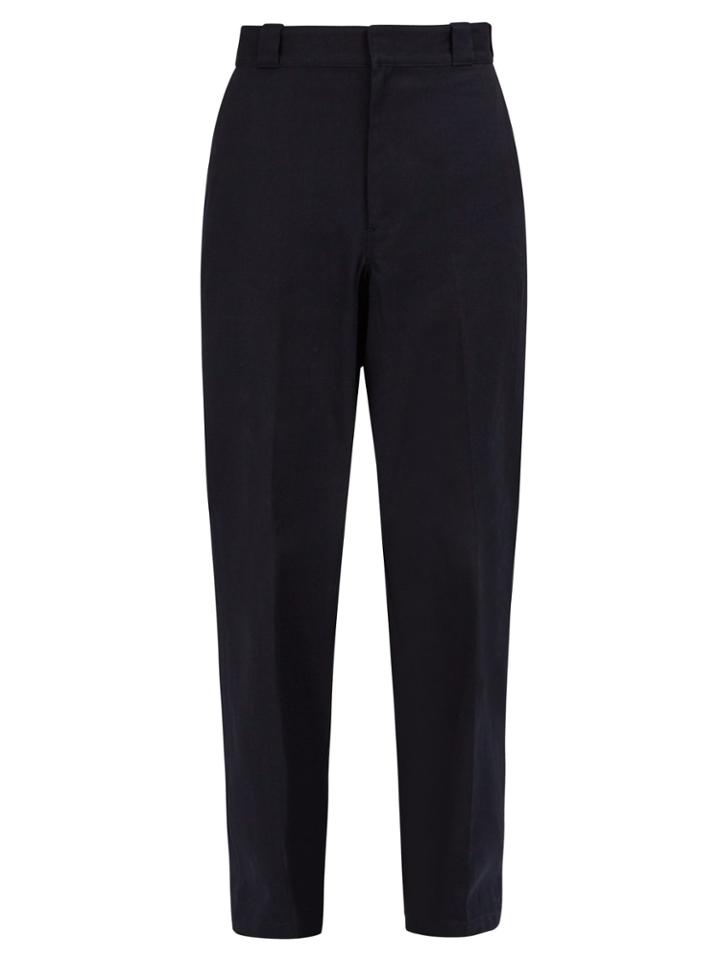 Prada Straight-leg Cotton Trousers