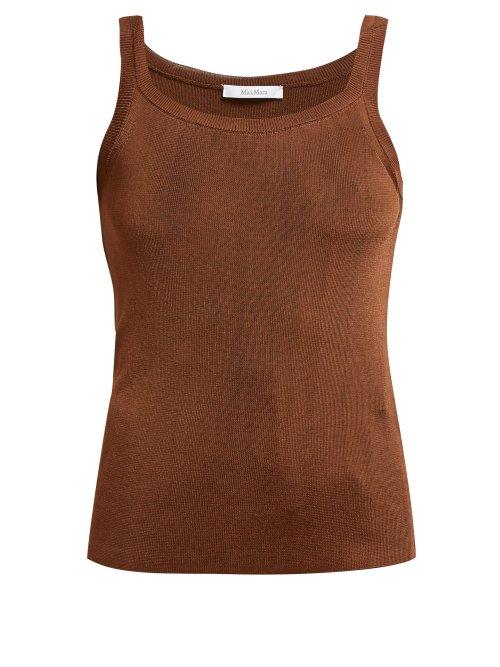 Matchesfashion.com Max Mara - Bona Camisole - Womens - Brown
